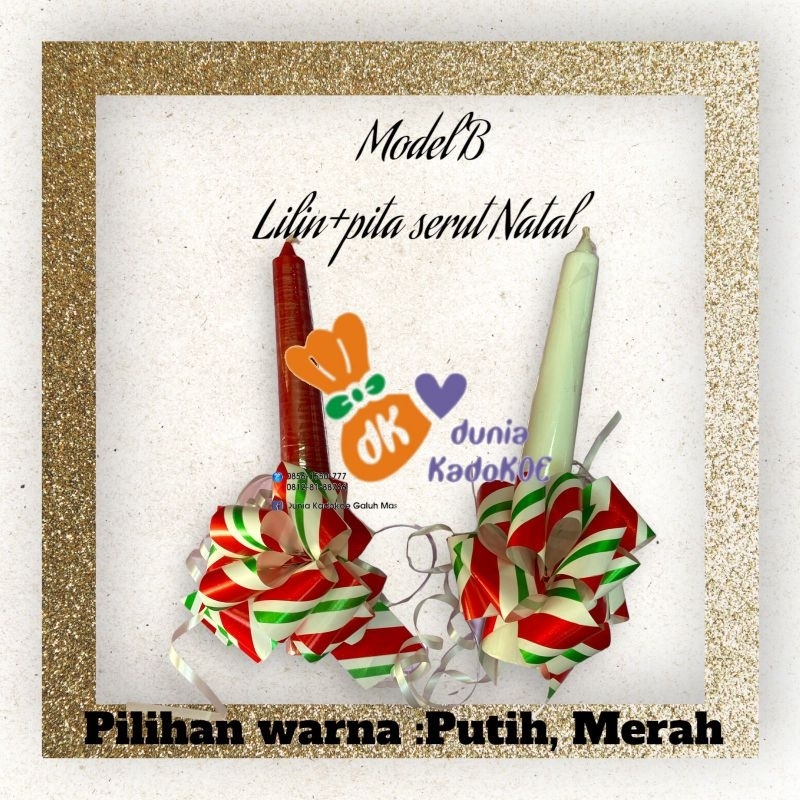 Lilin Natal, Lilin Doa, Lilin besar dijual per pc