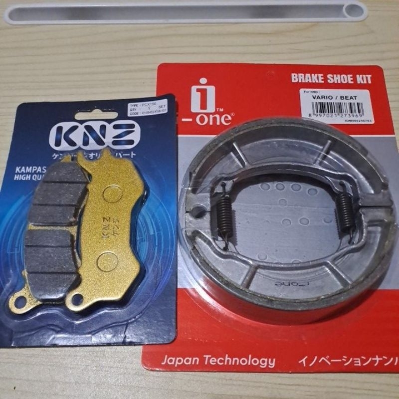 PAKET KAMPAS REM PCX 150 CBU THAILAND DEPAN BELAKANG