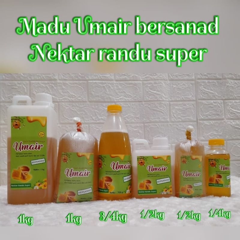 

Madu Umair Bersanad Nektar Randu Super