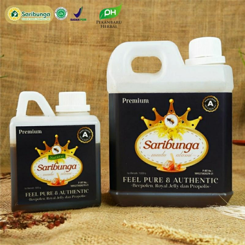

Madu Asli Premium Quality Saribunga 1kg - Madu Murni Asli 100% Original Tanpa Campuran