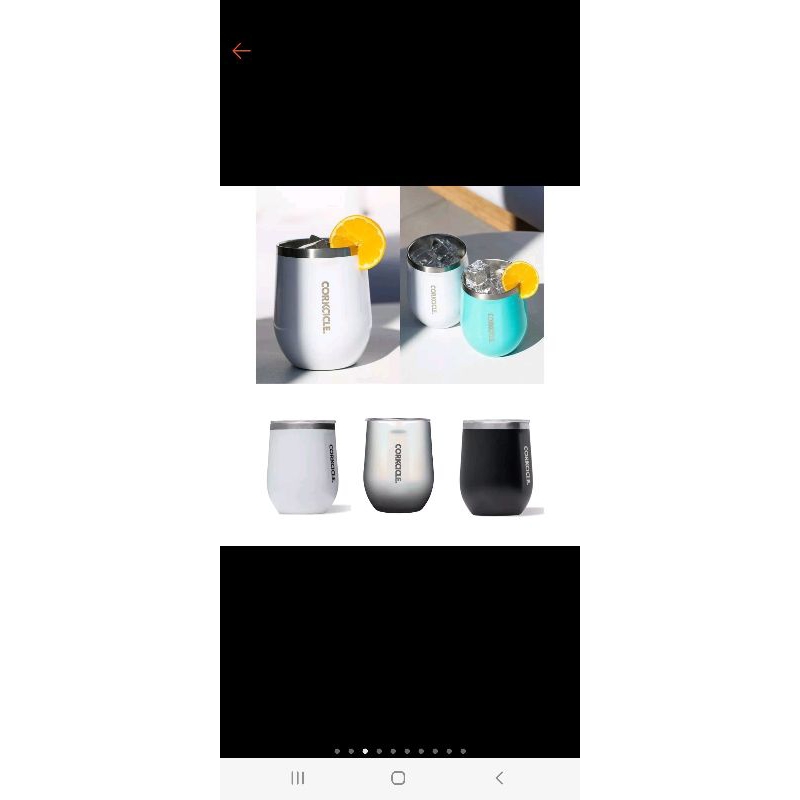 Corkcicle Classic Stemless Insulated Wine Tumbler