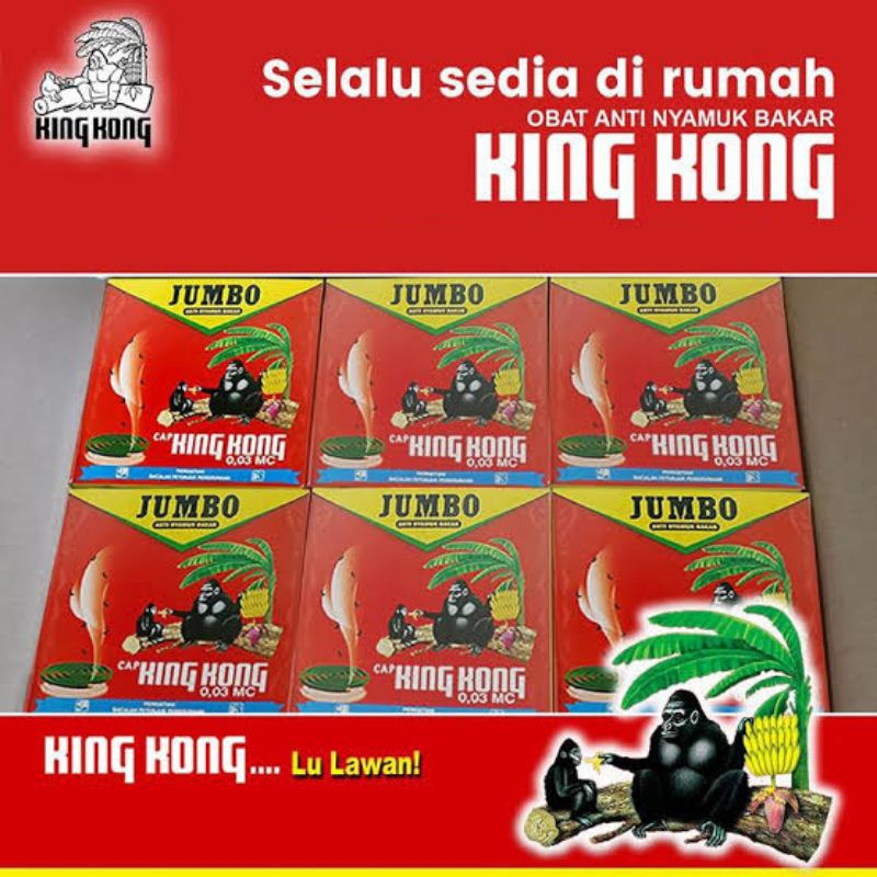 (MURAH GROSIR) PAKET HEMAT 6 PACK OBAT NYAMUK CAP KINGKONG