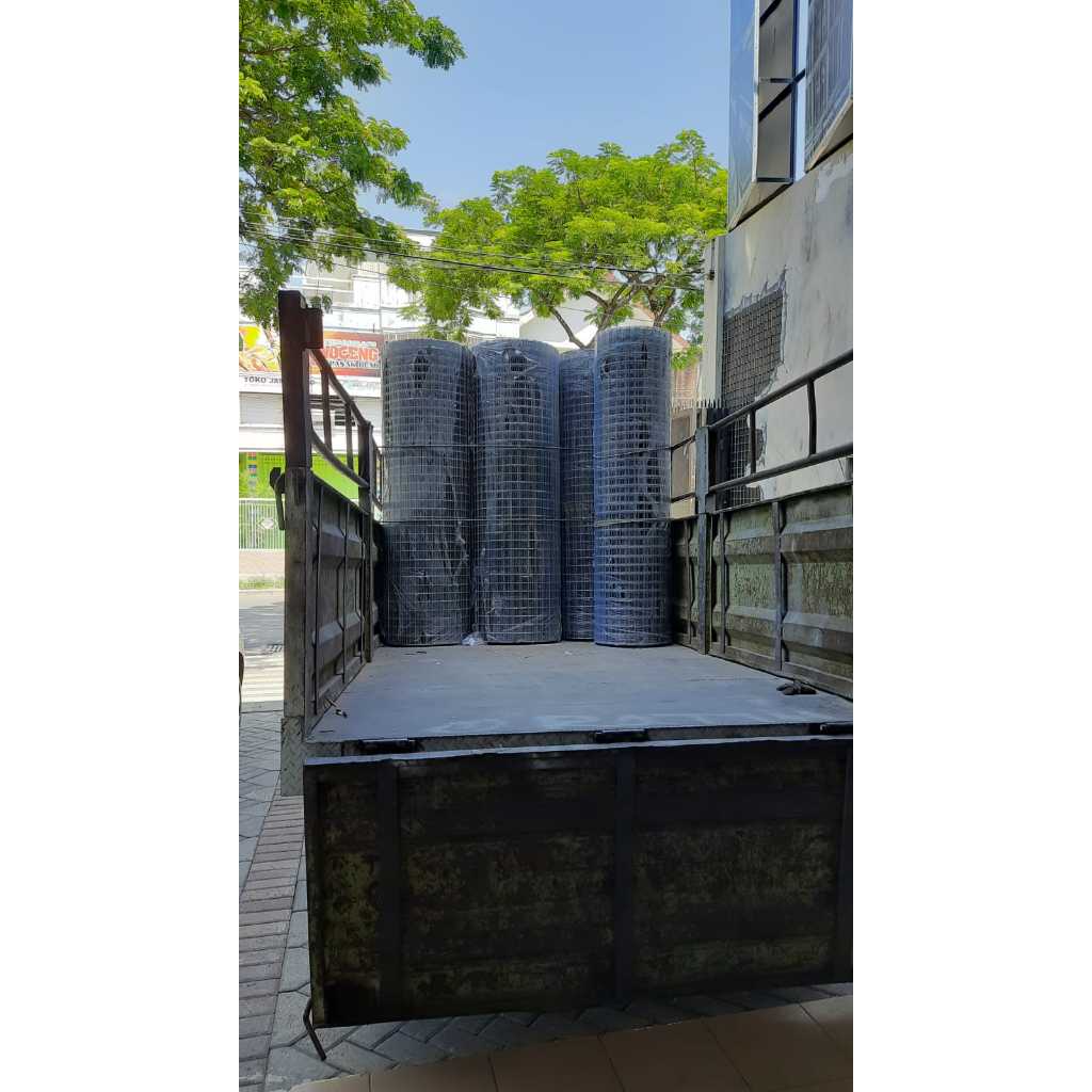Weldedmesh Welded Wiremesh BWG 10 3 mm Lubang Mesh 50 x 50 mm Rol 1,8 x 30 m Galvanis - Hot Dipped G