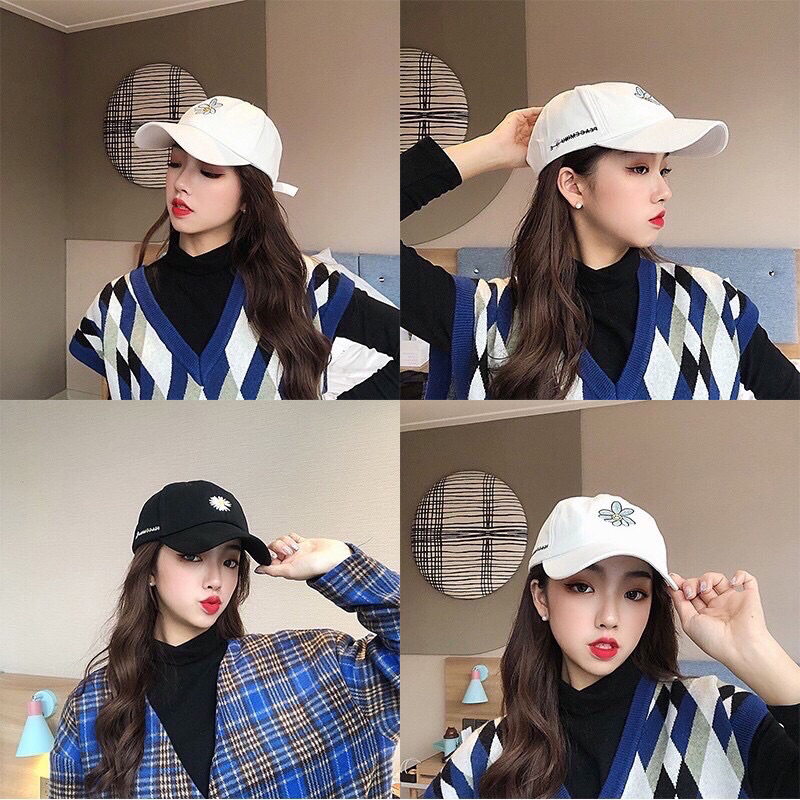 Topi Baseball Bordir Premium Sunflower/ Topi Premium Katun/ Topi Korea/ Topi Fuji/ Topi OOTD