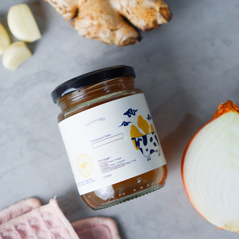

MOMMAREL GRASS FED BEEF BONE BROTH - 210ML