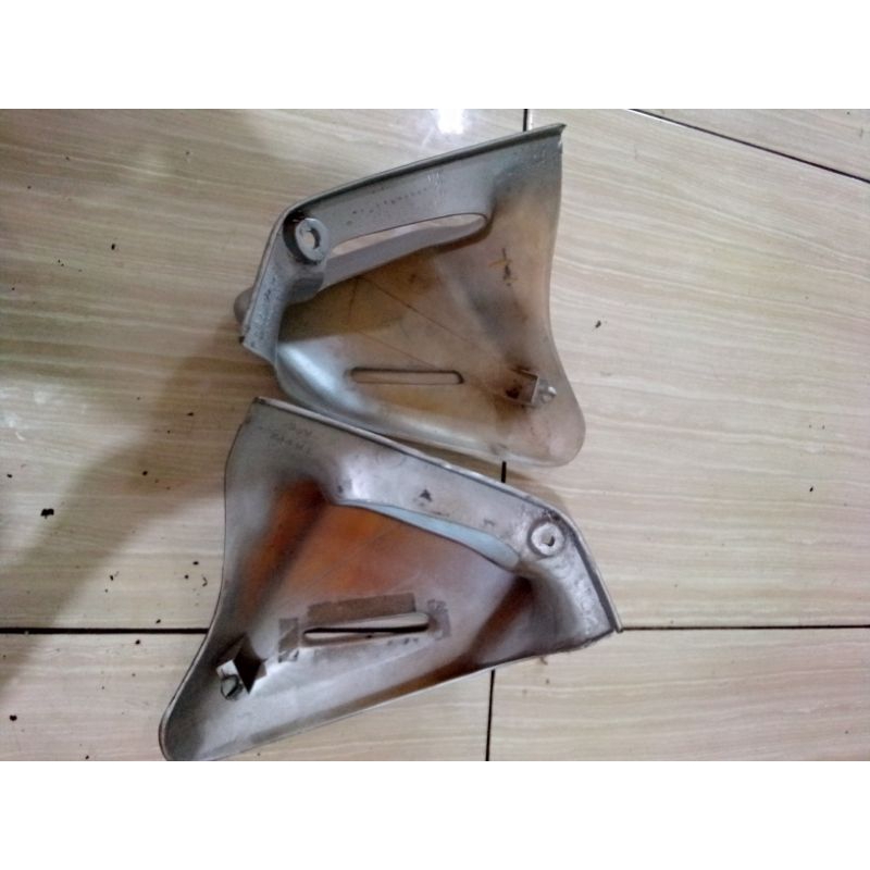 Cover tangki kanan kiri sayap tengki Honda Tiger lawas tilas tiger lama tiger2000 tilam silver origi