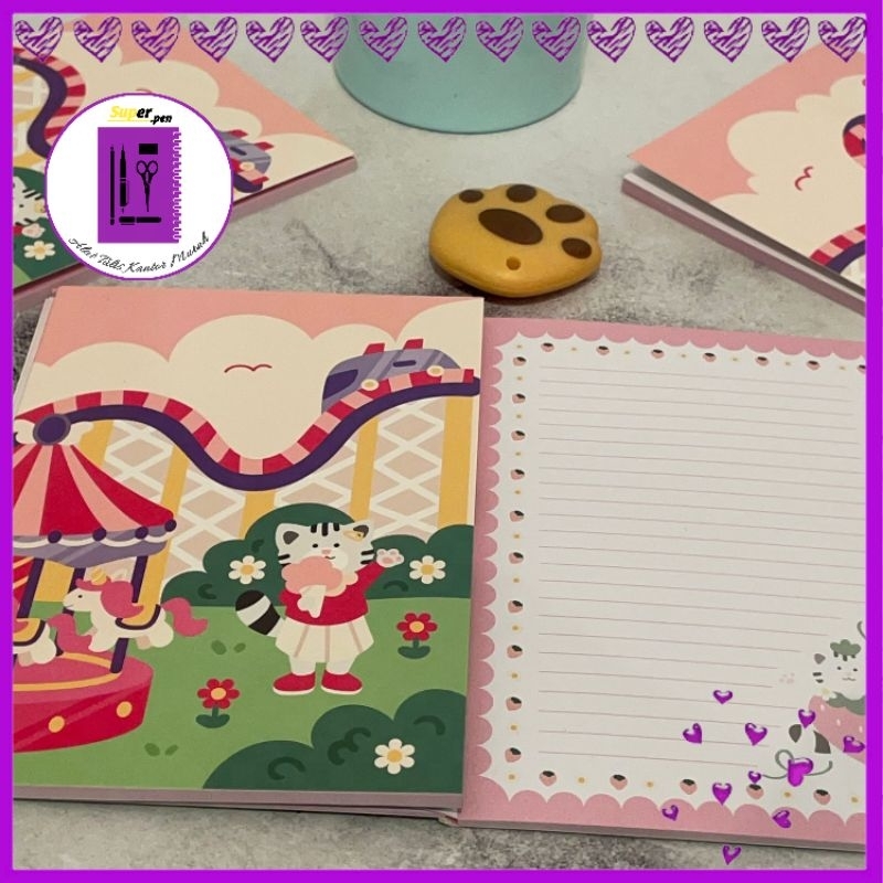 

BUKU TULIS BERGARIS CENTLE.ID MACAN LOVE A6 NOTEBOOK LUCU IMUT KADO UNIK SOUVERNIR COD TERMURAH