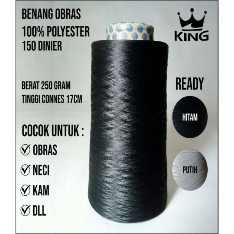 Benang polyester 500gram