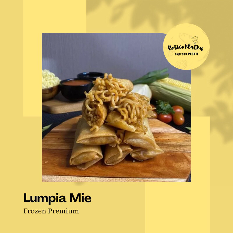 

LUMPIA GEBRAK (MIE) isi 10pcs BY ROTICOKLATKU