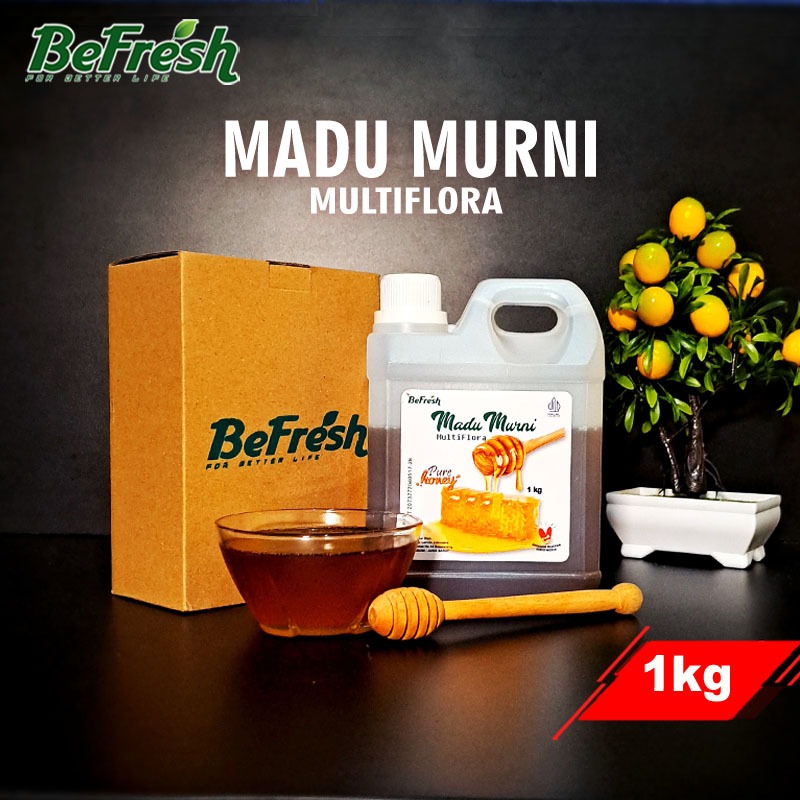 

Madu Asli Multiflora 1kg Murni Original 100% Tanpa Campuran Pure Raw Honey
