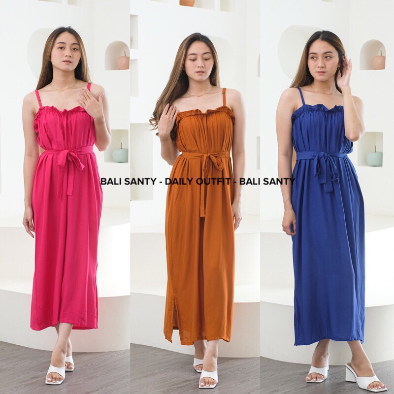 Becca Dress Polos | Dress Panjang Wanita