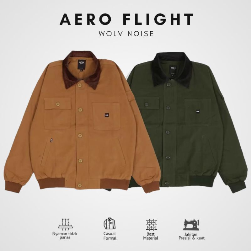 WOLV - Aero Flight Jacket mix Corduroy Premium original