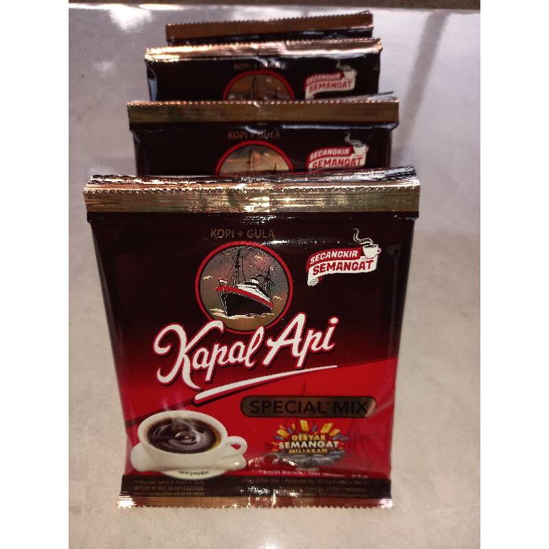 

10 bungkus kopi kapal api special mix 23 gram