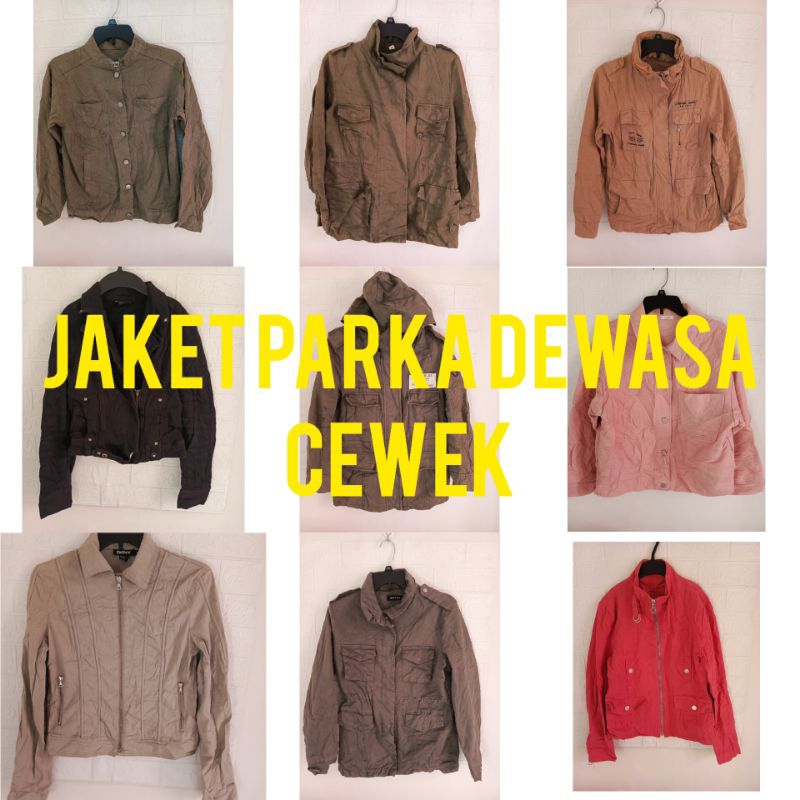 jaket parka wanita/jaket jeans/jaket branded murah pl
