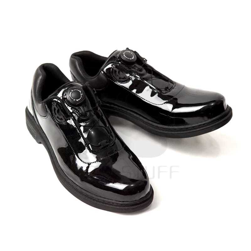 Sepatu PDH kilap tali putar midtrack WB original