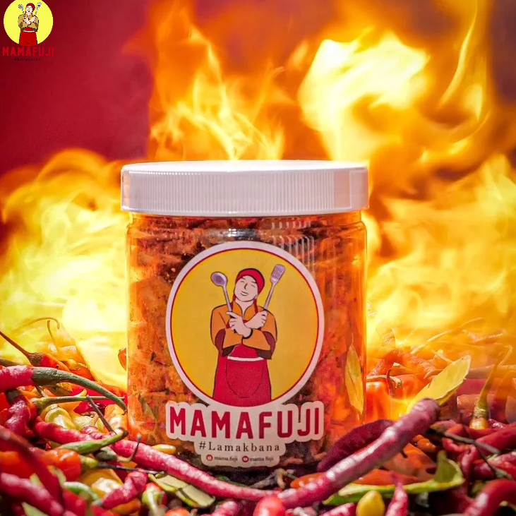 

>XC26619< Mamafuji - Basreng Pedas Asin Original Pedas Daun Jeruk Balado 250 Gram
