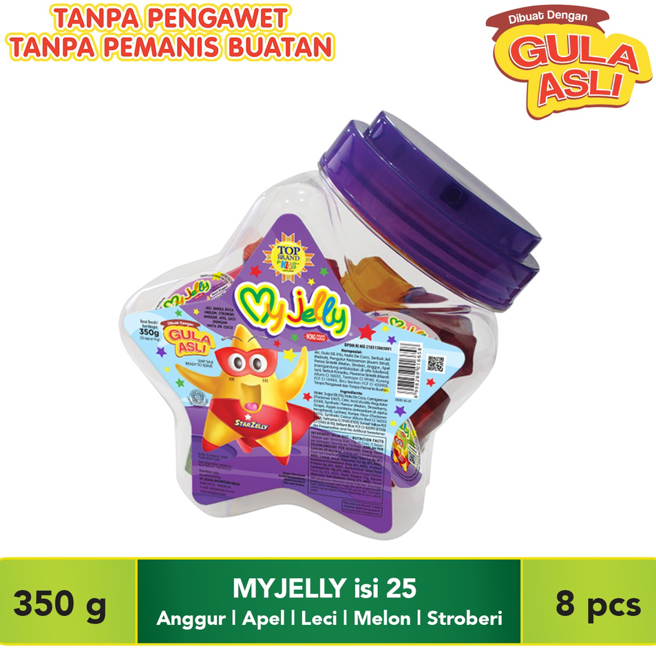 

Terlaris MyJelly 25 pcs - toples bintang