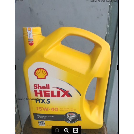 OLI SHELL HELIX hx5 4Liter 15w-40