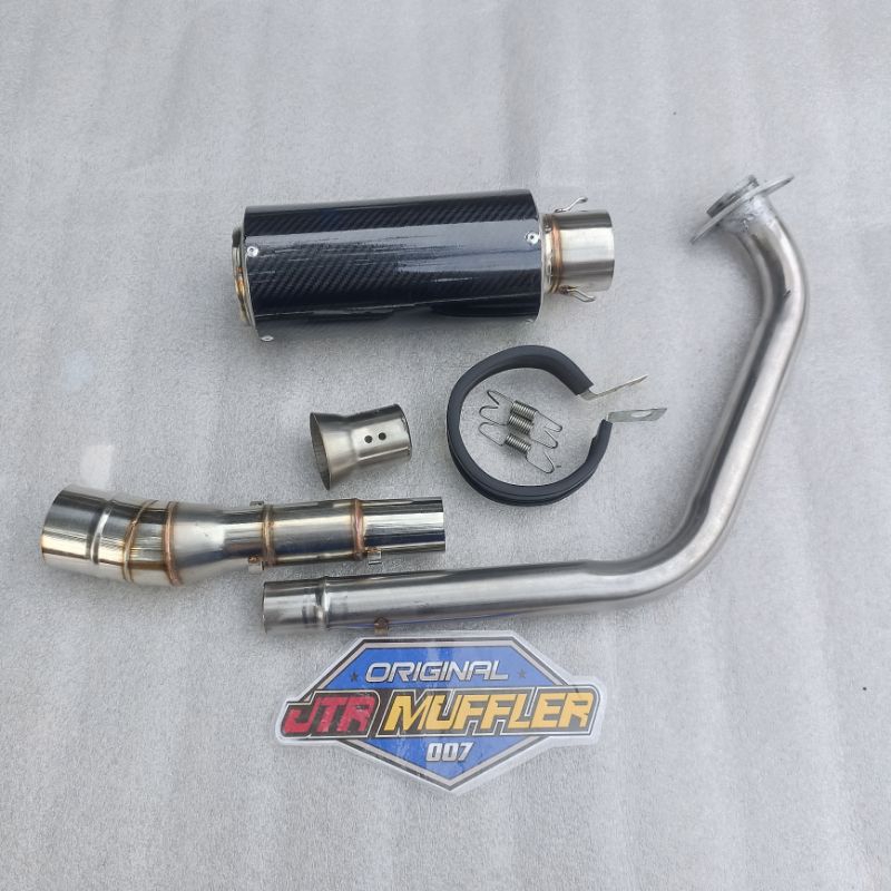 Knalpot racing Underbelly Cbr 150r Gsx r150 R15 Xsr 155 Xabre Vixion Sc project no merk