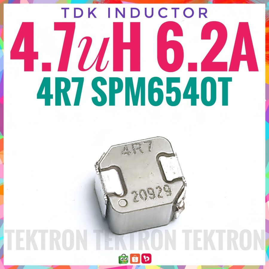 TDK 4R7 INDUCTOR 4.7uH 6.2A INDUKTOR RFC Filter SMD Lilitan 4r7