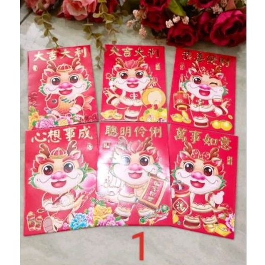 

Angpao Imlek sincia shio baru ukuran sedang isi 6pc