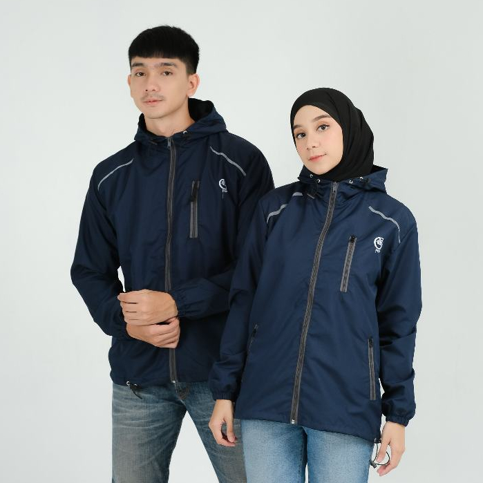 Jaket Parasut Couple Unisex Waterproof Model Denali Size M L XL XXL Original FCF / Jaket Pasangan