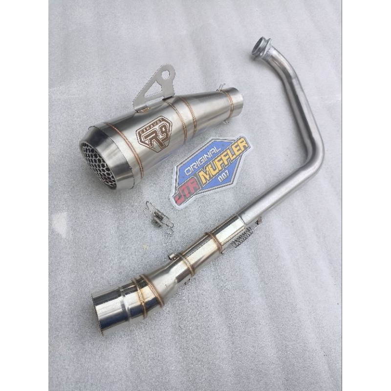 KNALPOT R9 GP UNDERBELLY R15 XSR 155 VIXION GSX R150 XABRE CBR 150R FULLSYSTEM