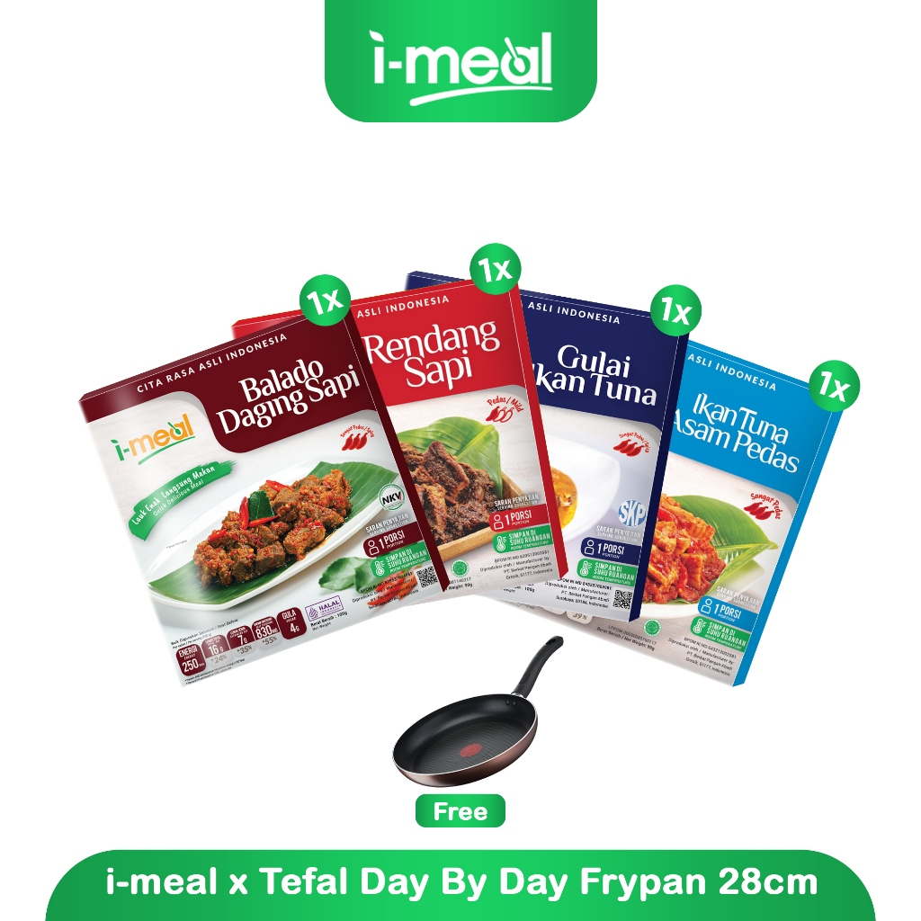 

Imeal x Tefal Day by Day Frypan 28cm paket 5