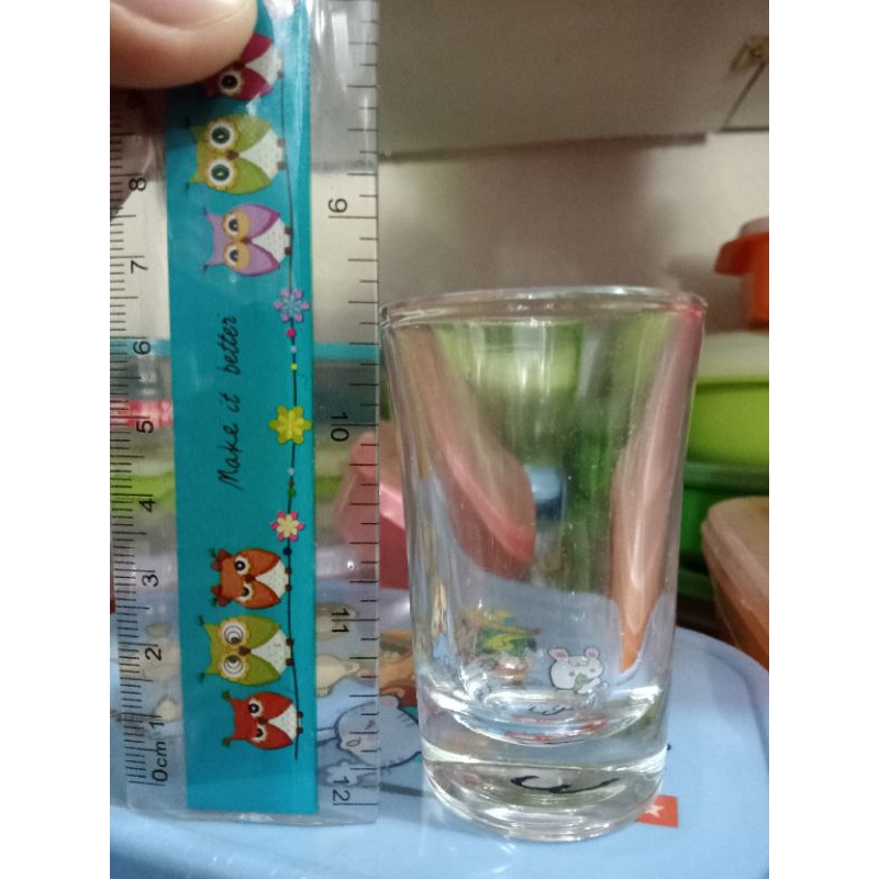 Gelas Air Zam-zam kaca / Cangkir Bir / Gelas Jamu Mini