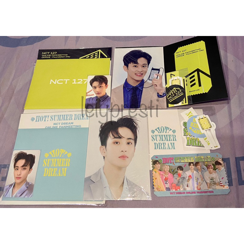 ar pc postcard fullset fanmeet 127 summer dream mark lee nct