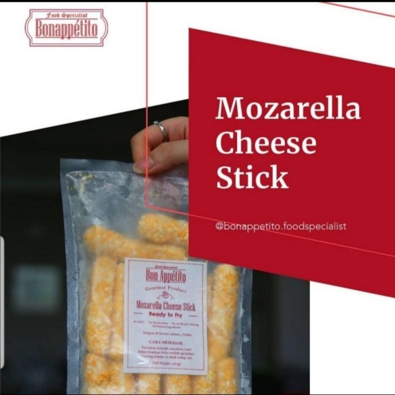 

Fried Mozzarella Cheese Stick 250Gram / Stik Mozarella / Ready to Fry