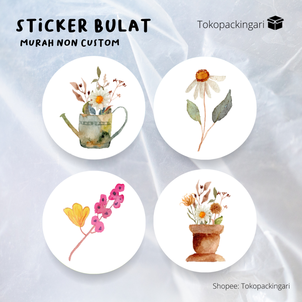 

Sticker Bulat MURAH 3 CM | Sticker Bulat Floral | Sticker Packing | Sticker Murah | Sticker Envelope | Stiker Murah 3 cm