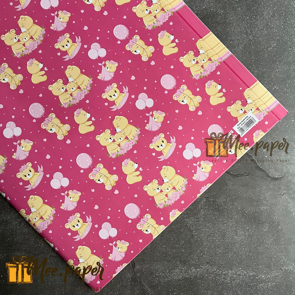 

Kertas Kado Sansan Wawa Motif Kinds Bear Balon, Bungkus / Wrapping Paper