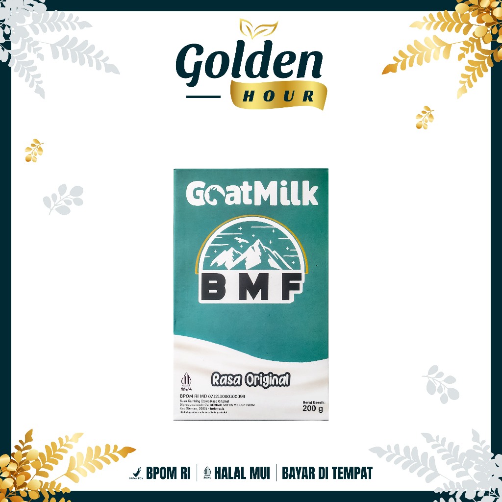 

Susu Kambing Etawa Bubuk BMF Isi 200 Gr Rasa Original BPOM