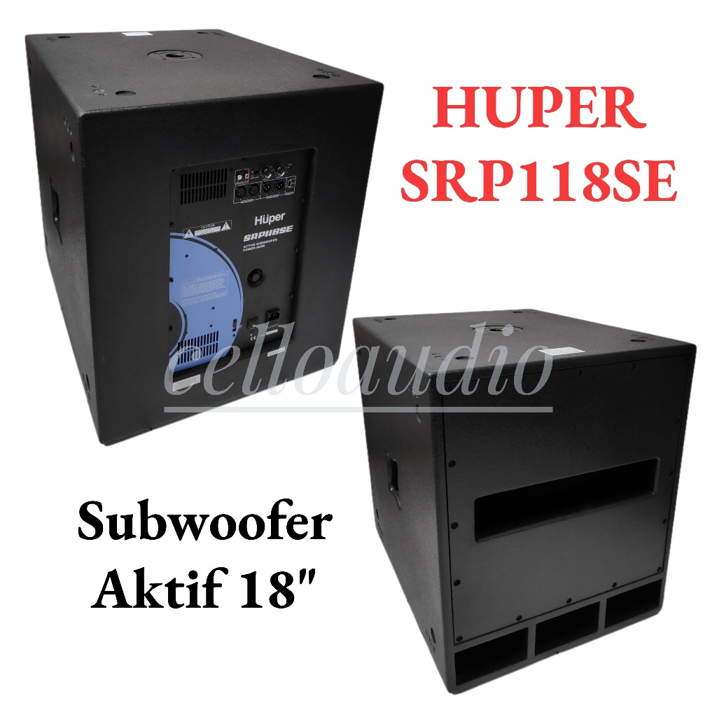 Subwoofer Aktif 18" HUPER SRP118SE (1 Set) 18 Inch Subwoofer Box SRP 118 SE