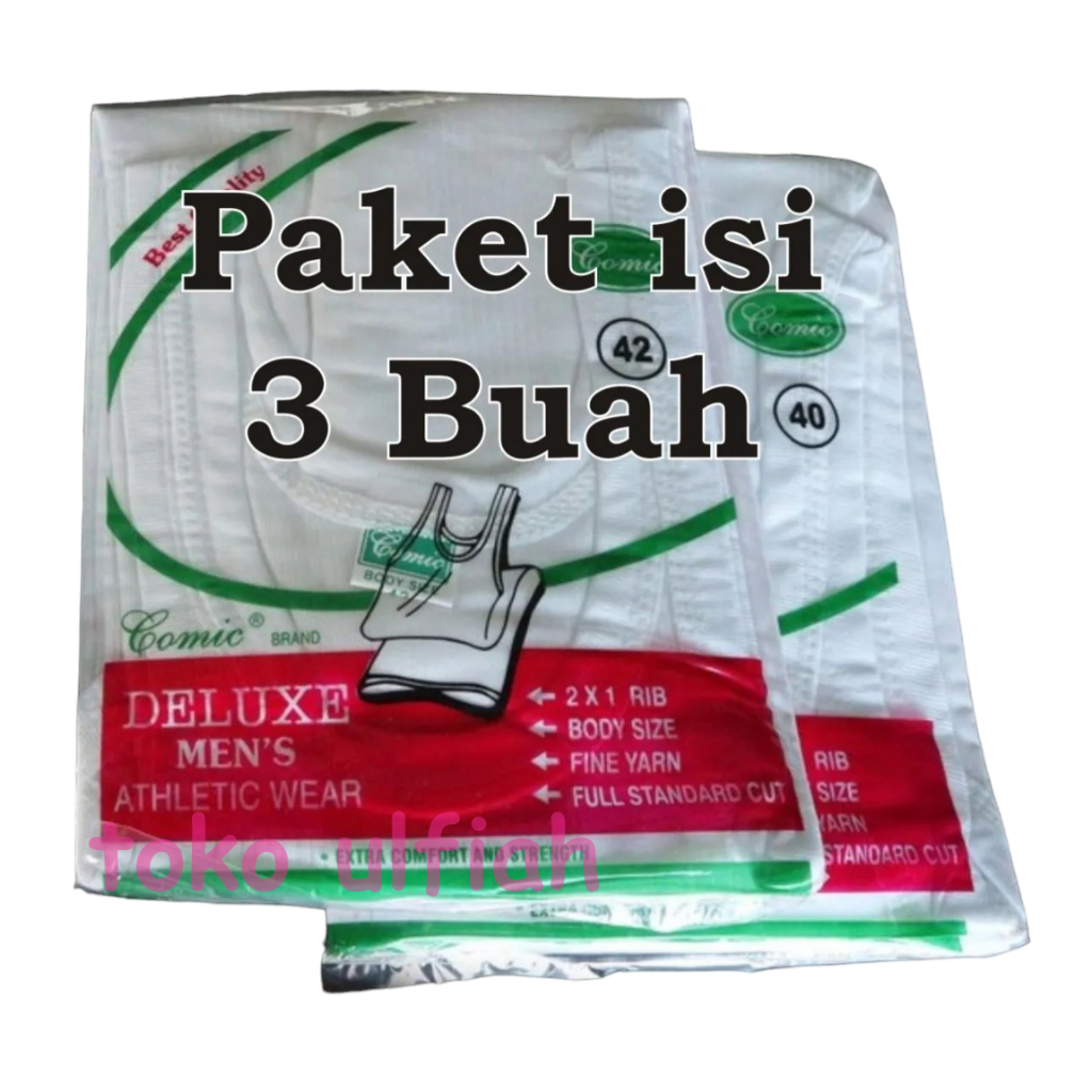 Kaos dalam pria dewasa singlet pria tanktop Jumbo warna polos katun premium