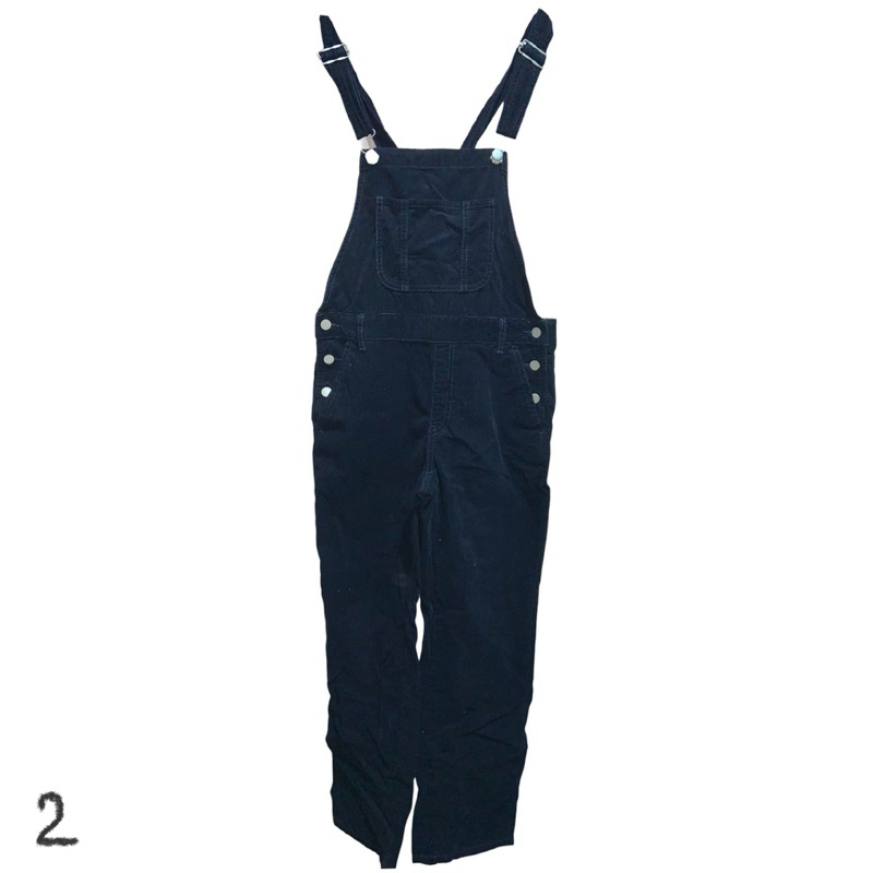 overall navy corduroy