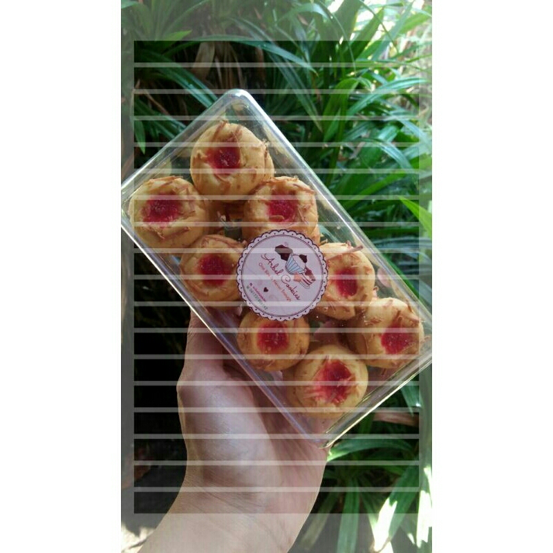 

Strawberry Chocolate Thumbprint Cookies