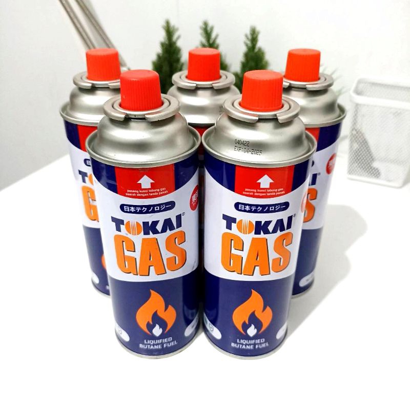 Gas Portable Tokai 235 Gr Gas Kompor Portable Gas Kaleng Tokai Gas Camping