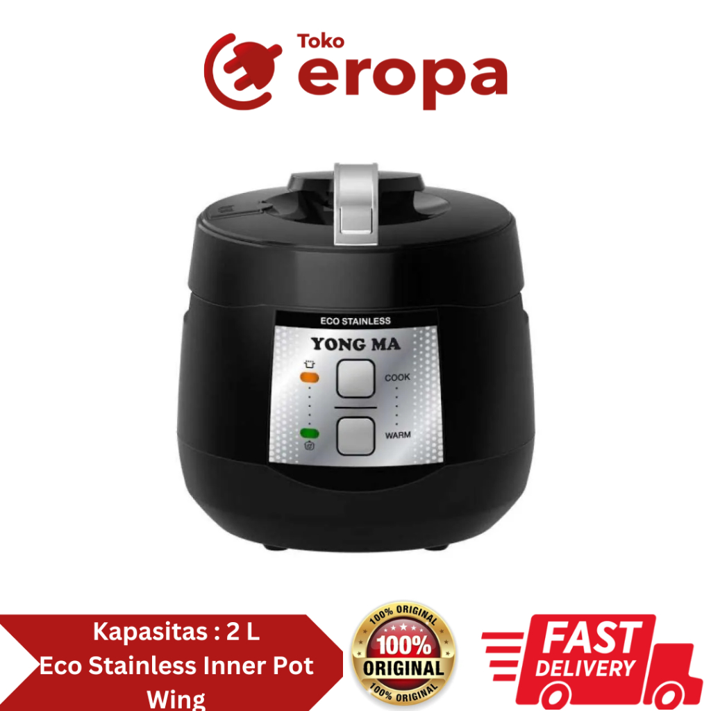 Magic Com 2 lt Eco Stainless Yongma SMC7073