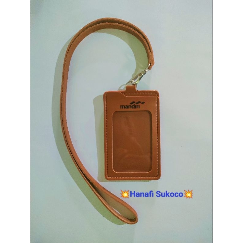 

Id card holder kulit Mandiri READY STOK