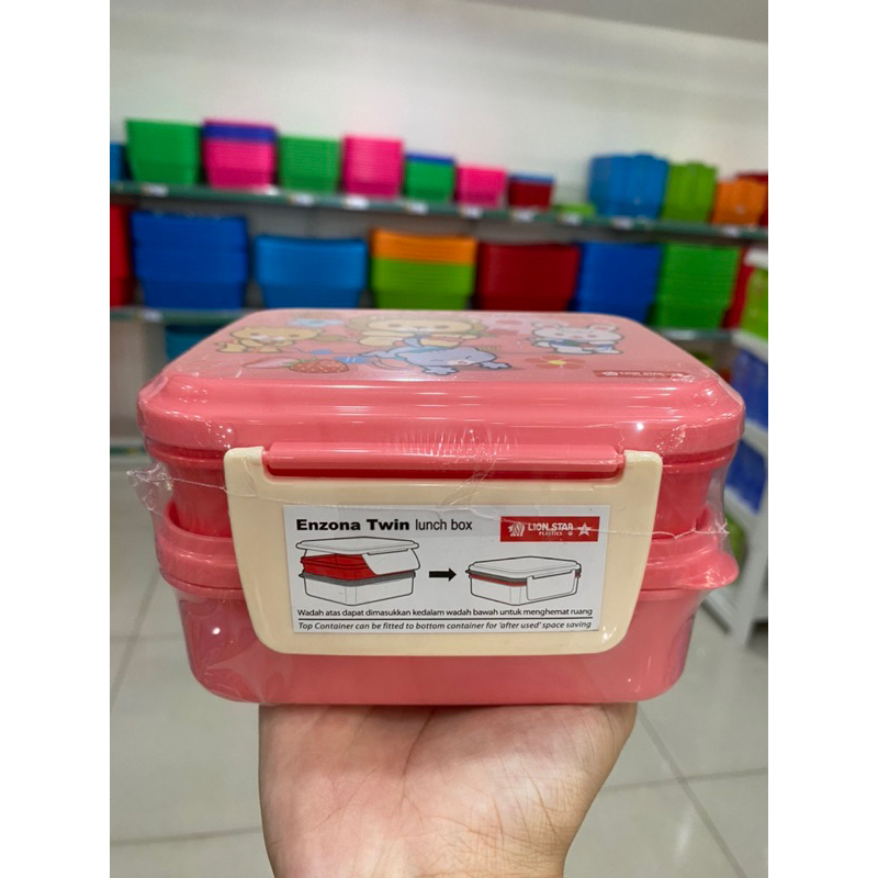 LIONSTAR-Lunch Box Enzona Twin B34