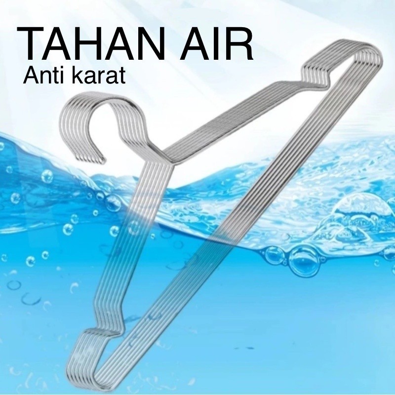Hanger Jemuran Baju Gantungan Besi Dewasa Tebal
