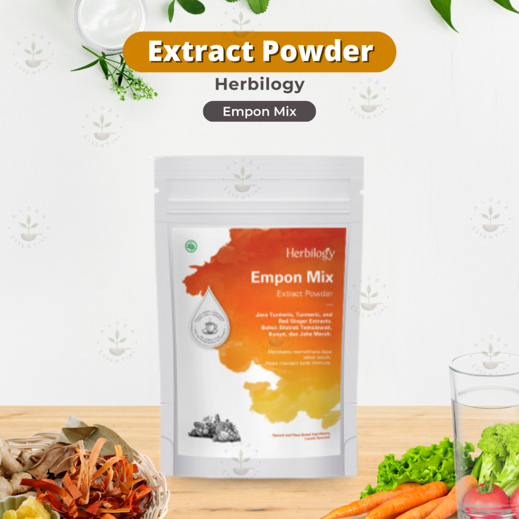 

Herbilogy Empon Mix (Bubuk ekstrak Kunyit, Temulawak, Jahe Merah) 100gr