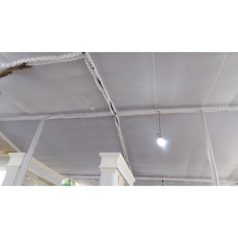 Plafon Tenda Poni Keliling ( 6x6/ 6x7/ 5x8/ 6x8) Tebal, Rapih dan berkualitas