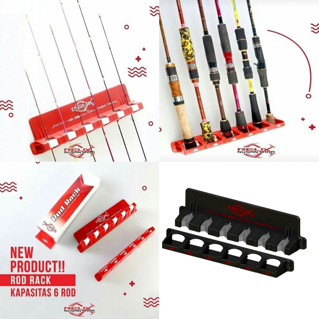Rod Rack / Rod Holder / Rak Joran Pancing Relix Nusantara