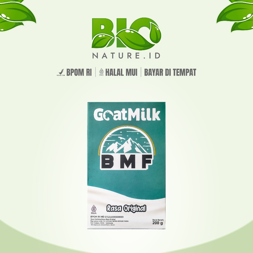 

Susu Kambing Etawa Bubuk BMF Full Cream Original Atasi Masalah Pernafasan TBC Asma