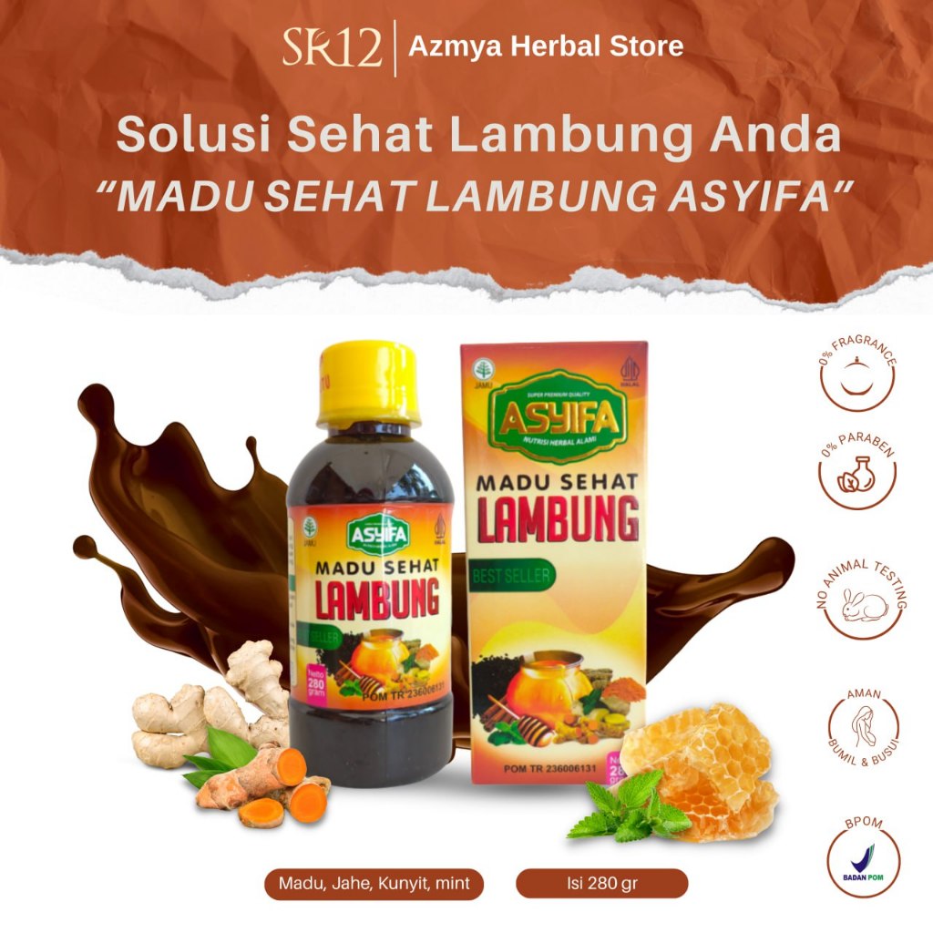 Madu Lambung Asyifa Mengobati Maag Asam Lambung Gerd