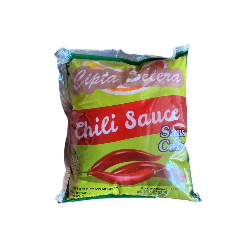 

Saos Sambal Cipta Selera Extra Hot 550gr