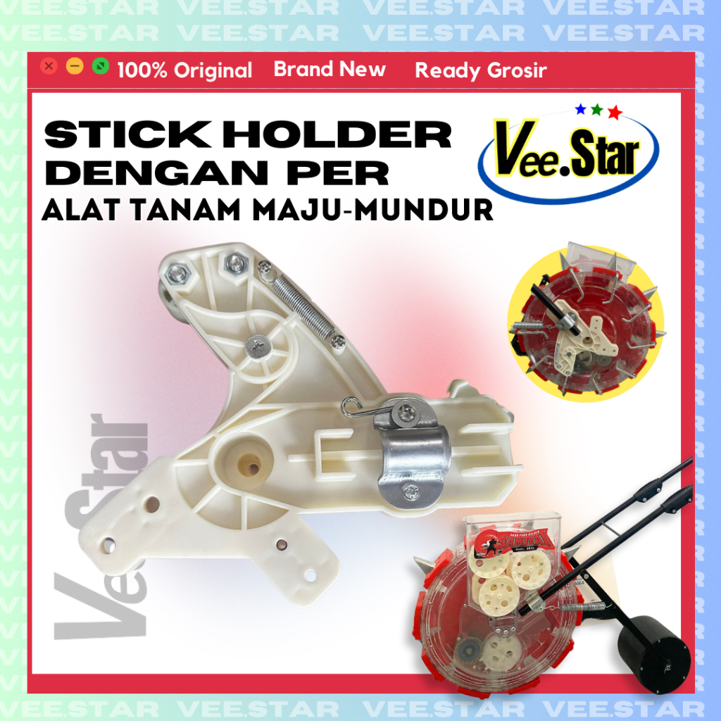 Stick Holder Alat Tanam Jagung Seeder Maju Mundur dengan Per Sparepart Samurai DLL / Pemegang Tongka